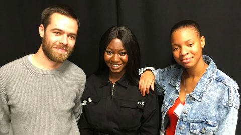 L-R Aron Kyne (Project Leader), Shanel, Tianna (Participants)