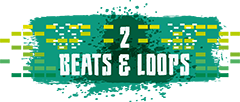 Beats and Loops sub heading graphic